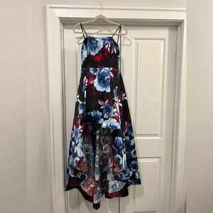 Floral High-Low Dress